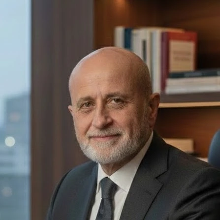 Ritratto professionale, card del team Triotek – profilo manageriale.